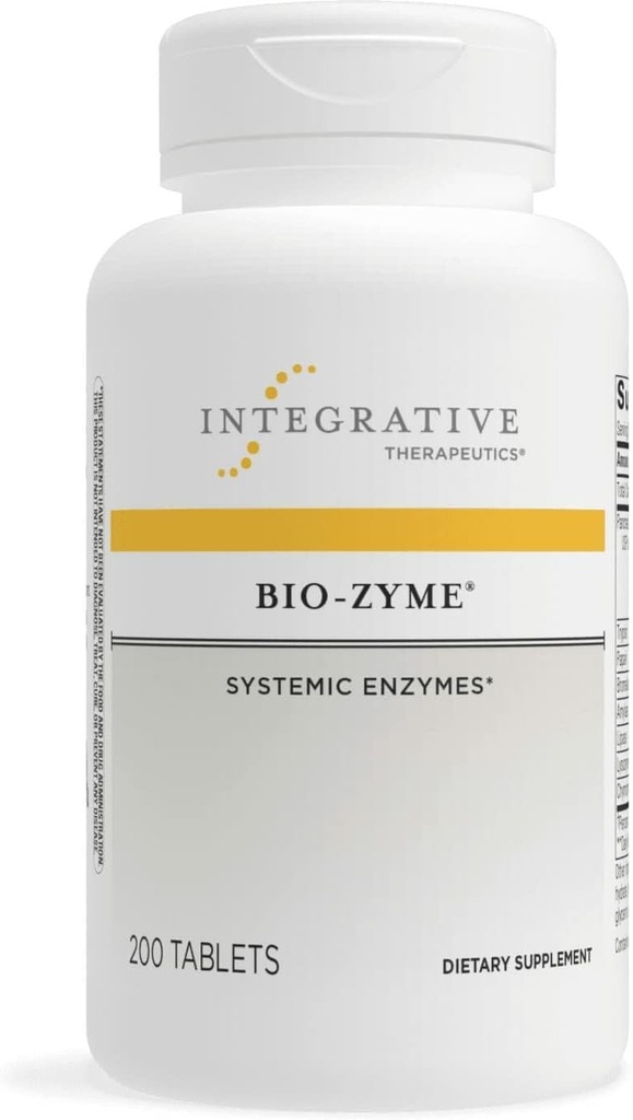 Integrative Therapeutics Bio-Zyme - Pancreatic Enzyme Complex for Digestive Support* - Supports Healthy Digestion* - Undiluted Pancreatic Extract - 200 Tablets (100 Servings)