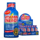 Enerji B12 11,000 Ekstra Güçlü Enerji Shot Açaí Pomegranate 12 Pack, 260 mg Natural Caffeine, B12 & B6, Nootropic Focus, Vitality, Zero Sugar, Gluten-Free, Vegan, Kosher, 1.93 fl ozz
