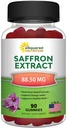 ASquared Beslenme Saffron Gummies - Saffron Extract Supplement - Pure Gummy Supplements Alternative to Capsules, Pills, Toz & Tea
