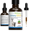 Pet Wellence Urinary Gold for Cats - Vet-Formated Multi-Herb Urinary Tract Support - Feline Blad Health & Urinary System Wellness - Holistic Cat Supplement - Liquid 2 oz (59 ml)