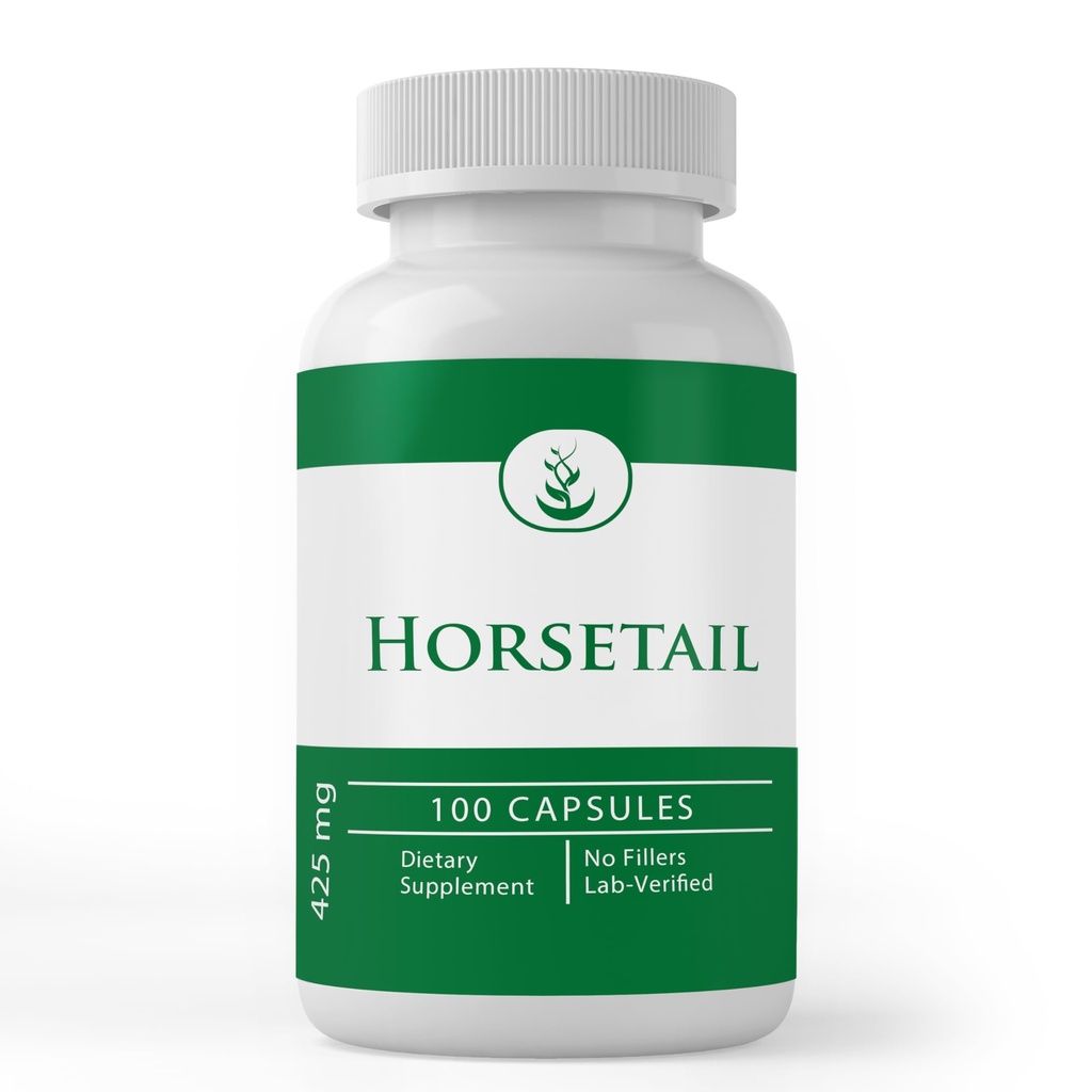 Pure Original Materialss Horsetail, (100 Capsules) Her zaman Pure, Nomixs veya Fillers, Lab TY