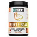 ZHOU Kas BCAA - Vegan BCAA Toz, BCAA Erkekler ve Kadınlar için Supplements, Destek Kas Sağlığı, Enerji İçin İçilir, Tüm Doğal Branşlı Zincirler - Tropikal Punch, 11.6 oz (30 Hizmet)