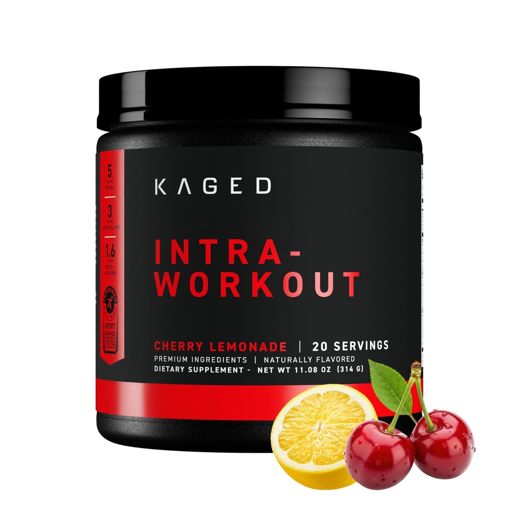 Kaged Intra-Workout Toz | Cherry Limeade | BCAAs, L-Citrulline & Beta-Alanine for Endurance Beta-Alanine
