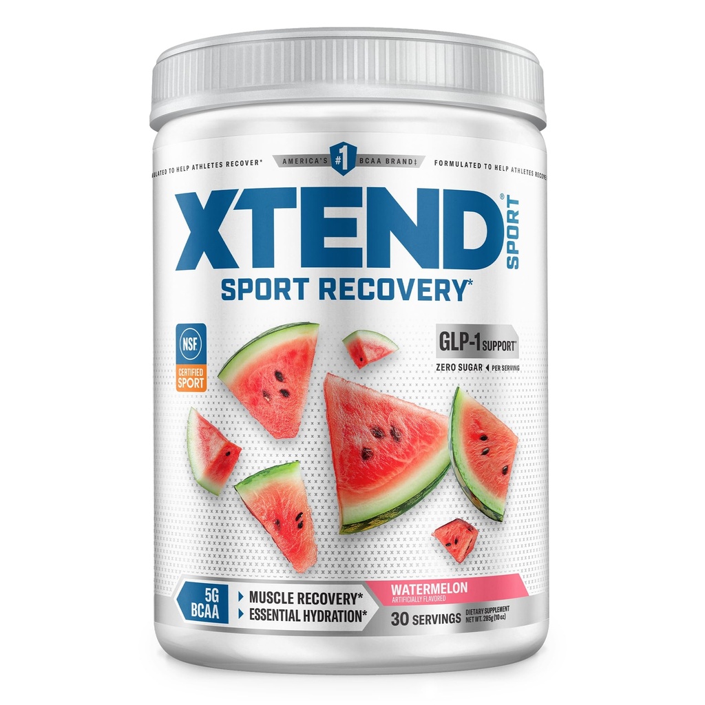 Xtend Sport BCAA Toz Watermelon - Mikrolyte Toz for Recovery & Hydration with replica Acids - 30 Servisler