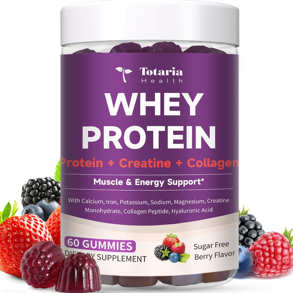 3 σε 1 Whey Protein Gummies 