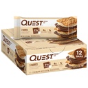Quest Nutrition S'mores protein Bars, 21g protein, 1g Sugar, 4g Net Carb, Gluten Free, Keto Friendly, 12 Count