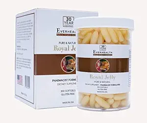 EVERHEALTH Royal Jelly 1000mg 300 Κάψουλες Συμπλήρωμα διατροφής