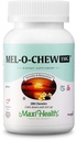 Maxi Health 1mg Melatonin Chewables – Yetişkinler ve Çocuklar Encourage Natural Sleep – Non-Habit Form Kosher Sleep Supplement with Enzymax for Fast-Acting Support (200 Birimler)