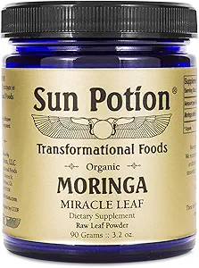 Sun Potion Moringa Leaf Toz - 90 Gram Jar