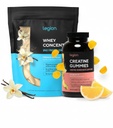 LEGION Performance Support Stack – Kretine Monohidrat Gummies (Lemon Drop, 30 Hizmet) + Whey Protein Toz (Vanilla, 30 Hizmet)