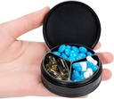 Metal Pill Case 3 Karşılaştırma - Su Pocket Purse Pill Box Alüminyum Seyahat Pill Konteyner Tıp Organize Popüler Günlük Pillü Vitaminler İlaç Balık Yağları için Getirdi