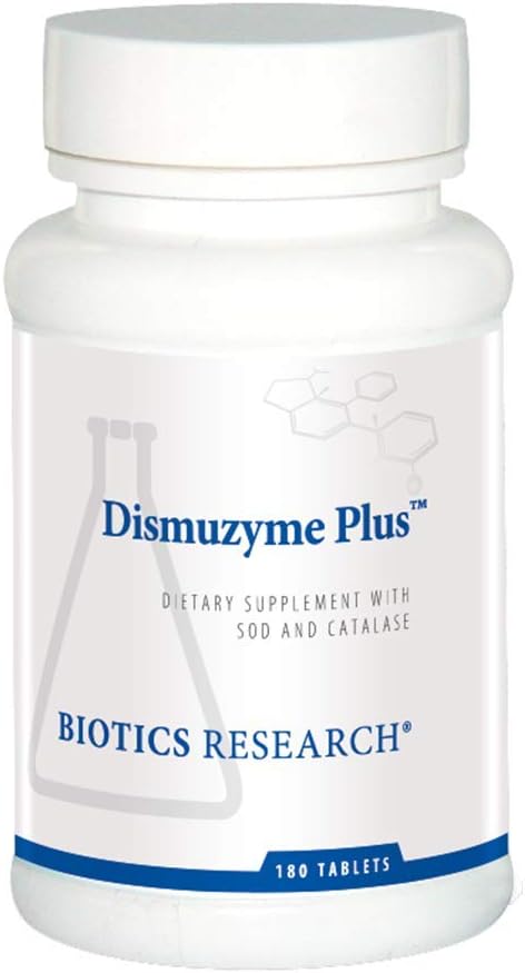 Biotics Research Dismuzyme Plus High Antioksi Activity, Supports Immune System, Comfort and Joint Flexion, 180 Tablets