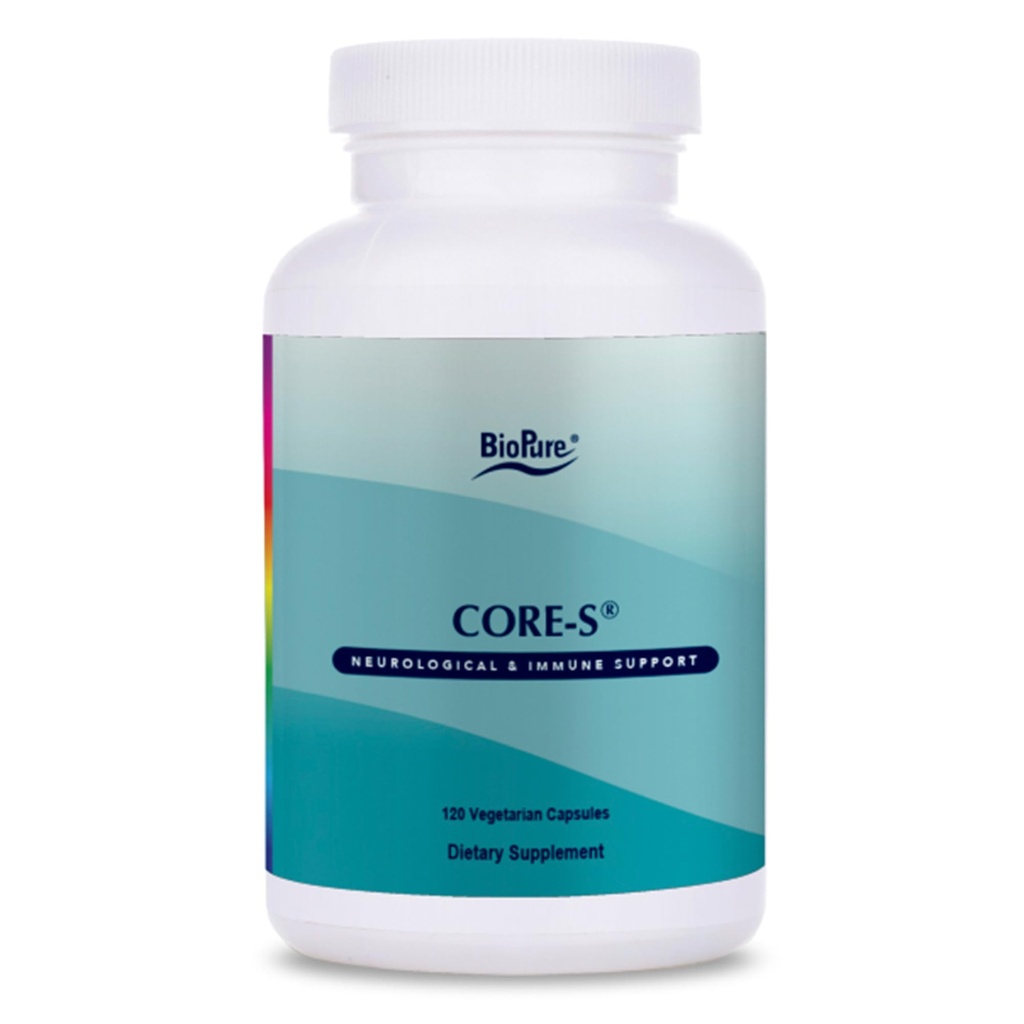 BioPure Core-S Mineral Supplement – Εξαιρετικά Βιοδιαθέσιμα Ορυκτά, Βιταμίνες, Αμινοξέα, & Βότανα για την υποστήριξη της διατροφής Συντήρηση, Βελτιστοποίηση Μεταβολισμού, και την προώθηση της συνολικής ευεξίας – 120 κάψουλες
