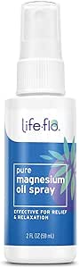 Life-flo Pure Magnesium Oil Spray w/Concentrated Magnesium Chloride from The Zechstein Seabed, Calming Relief and Relaxation, Καταπραΰνει τους μυς και τις αρθρώσεις, 60-Day εγγύηση, Δεν έχει δοκιμαστεί σε ζώα, 2oz