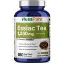 NusaPure Essiac Tea 1350 mg 180 Veggie Caps (Vejetary, Non-GMO)