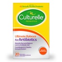Culturelle Probiotics Ultimate Balance Probiotic for Use with Antibiotics - 20 Count – Probiotic Κάψουλες Βοήθεια για την αποκατάσταση των καλών βακτηρίων που χάνονται κατά τη διάρκεια της αντιβιοτικής χρήσης & Συμβάλλετε σε ένα υγιές ανοσοποιητικό σύστημα