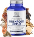 Premium Mushroom Kompleksi Capsules - Lion's Mane Supplement Wellness Formula with Turkey Tail, Shiitake, Cordyceps, Reishi, Chaga, Maitake - Immune Support Mushrooms Herbal Supplements - 60