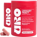 O Positiv URO Urinary Tract Health Supplement for Women, 60 Count (Pack of 2) - Pacran Complete Cranberry Extract, D-Mannose, & Vitamin C - Vegan & Gluten-Free