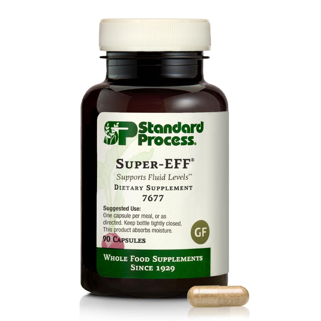 Standart Süreç Inc. Super-EFF - Tüm Gıda Enerji Flaxseed Oil ve İspanyol Moss - 90 Capsules