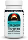 SOURCE NATURALS Chromium Picolinate 200 Mcg Tablet, 240 Kont