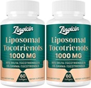 E Tocotrienols - Liposomal Tocotrienols Supplement 1000 mg, Highly Absorbable Delta Tocotrienol ve Gamma Tocotrienol için Bone Health ve Antioksi Support, 120 Softgels