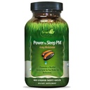 Irwin Naturals Power to Sleep PM - 6mg Melatonin, GABA, Ashwagandha, Valerian Root & L-Theanine Supplements for Men and Women - Supports Restful Sleep Cycle & Relaxation - 60 Liquid Soft-Get
