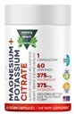 Magnezyum Citrate + Pyum 60 Premium Vegan Capsules (Citrate 375 mg) + (375 mg Pyum) GMO, Gluten Free - High Abxia Supplement ABD'de gerçekleştirildi