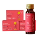 Happy Aging Liquid NAD+ Resveratrol Supplement, NMN Alternative, Liposomal Nicotinamide Riboside & Antioxidants for Energy Support, Brain Health, Firm Skin, Twice Weekly Use, 30 Shots