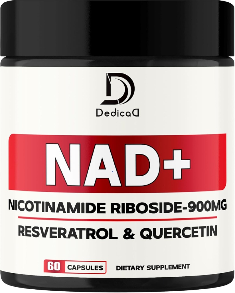 Συμπλήρωμα NAD με Nicotinamide Riboside, Trans-Reεσβερατρόλη, Quercetin - Κυτταρική Ενέργεια & Επισκευή, Ζωτικότητα, Υγιεινή γήρανση - 60 κόμης