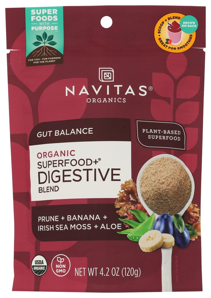 Navitas Organics Organic Digestive Superfood Blend, 4.2 OZ