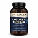 Dr. Mercola Collagen Kompleksi - Cilt ve Bağlayıcı Dokunu Destek - Tip I, II & III Collagen - Non-GMO, Gluten-Free & Soy-Free - 90 Tabletler (30 Hizmetler)