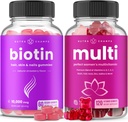 NutraChamps Biotin Gummies ve Womens Multivitamin Gummies