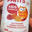 Kids Daily Multivitamin Gummies (180 Count. Value Pack) with Vitamin C, Zinc, B Complex, Omega Blend, and Essential Nutrients - Non-GMO, Gluten Free, Great Taste