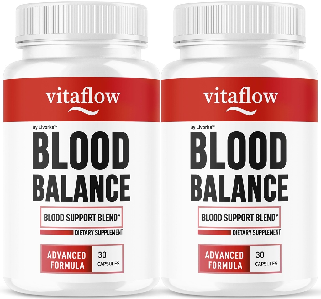 (2 Pack) VitaFlow Capsules - Official VitaFlow Balance Supplement Support Capsule, Vitaflow All Natural Premium Advanced Formula, Vita Flow Pills Balance Support, 60 Capsules for 2 Months
