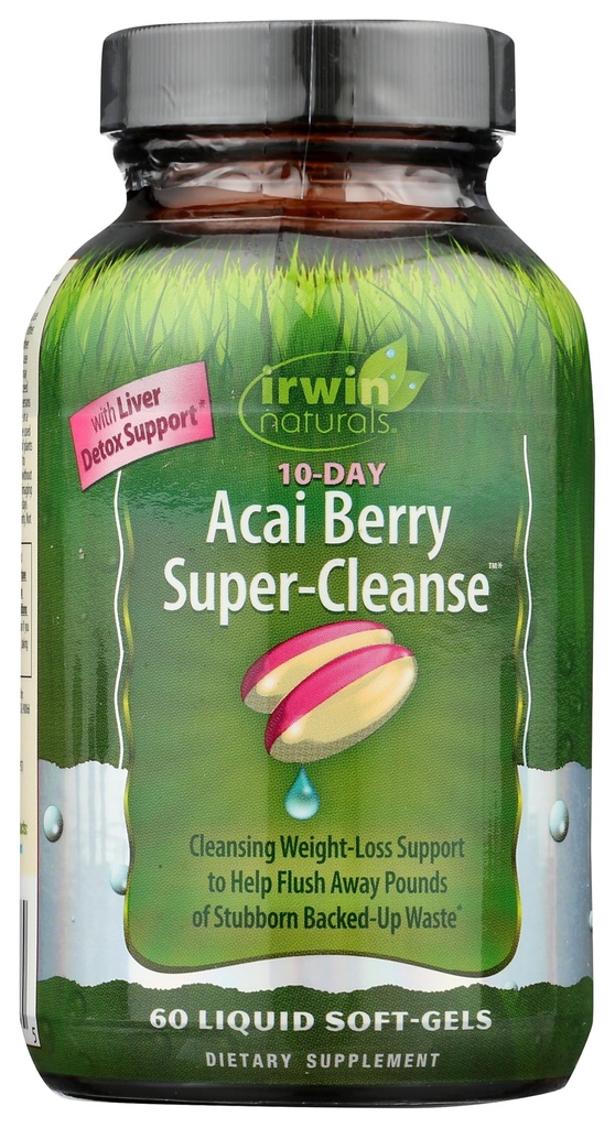 Irwin Naturals 10Day Acai Berry Super Cleanse 60 Softgel