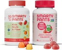 SmartyPants Kids Multivitamin Fiber Supplement Gummies and Probiyotik Immunity Sche: Omega 3 Fish Oil (EPA/DHA), Vitamin D3, C, B12, B6, Digestive & Immune Support Supplement (30 Day Supply)