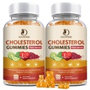 (2 Pack) Cholesterol için Gummies for Cholesterol Health, Plant Sterols & Stanols, Red Yeast Rice, Citrus Bergamot Complex for Cholesterol, Health Cholesterol Levels - 60 Day Supply