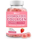 Kadınlar için Collagen Gummies, Hydrolyzed Collagen, Gummies with Biotin, Collagen Supplements Gummy with Vitamin B12, C, D, çinko for Hair Skin Nail