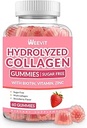 Kadınlar için Collagen Gummies, Hydrolyzed Collagen, Gummies with Biotin, Collagen Supplements Gummy with Vitamin B12, C, D, çinko for Hair Skin Nail