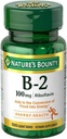 Nature's Bounty Vitamin B-2 100 mg, 100 Tablet (Pazar 12)