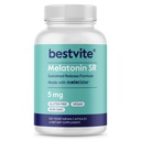 BESTVITE Melatonin SR 5 mg (120 Vegetarian Capsules) - Genişletilmiş Yayın Melatonin - Vegan - GMO - Gluten Ücretsiz
