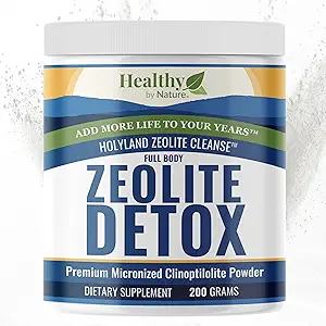 KutsalLand Zeolite Cleanse - Zeolit Detox Toz (7.05oz 200 Gram) - Clinoptile Natural Aktif - Micronized 0-25 - Full Body Detox for Women, Men - Supports Energy, Focus, Immunity, Gut Health