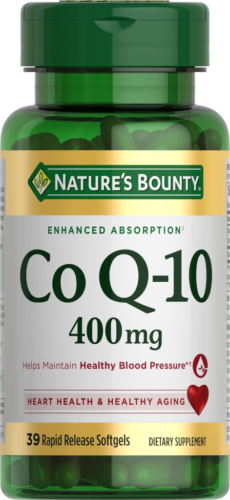 Doğalar Bounty Co Q-10 400 mg, 39 Hızlı Yayın Softgels
