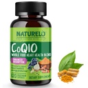 NATLO Whole Food CoQ10 Supplement, 120 Veg Capsules, Heart Health Assembly, Güçlü Antioksi, CoQ10 100 mg Supports Energy Production Production Production Production
