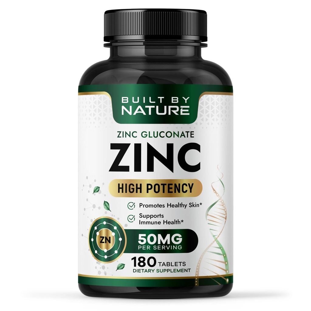 Nature Bora 50 mg Tarafından İnşa Edilebilir Immune & Antioksi Destek - Skin, Eye & Immune Health - Non-GMO, Gluten-Free - 180 Tabletler