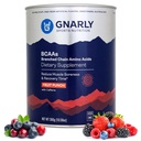 Gnarly Beslenme BCAA Toz, Meyve Zü – Pre-Workout BCAAS Amino asitler – NSF Sport sertifikalı – Destek ve Yeniden İnşa Kası - Caffeine ile Meyve Zü, 10.58 ozz