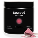 PVOLVE Sculpt 9 EAA & BCAA Toz for Women | Very Berry Flavor | Essential Amino Asits Supplement for Lean Muscle, Recovery & Strength | Non-GMO