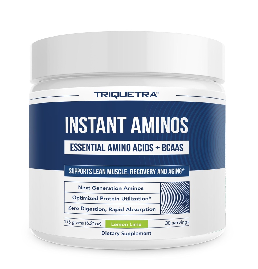 Στιγμιαίο Aminos - EAA+BCAA - 10 Essential Amino Acids Supplement, ταχεία απορρόφηση, Zero Digetion - Υποστηρίζει Lean μυών, ανάκτησης και γήρανσης - 321% DIAAS Protein Score - Lime Lime (30 Services)