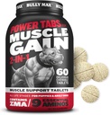 Bully Max 2in-1 Muscle Builder Chewable Tabletler için Puppies & Yetişkin Köpekler - Puppy & Dog Vitamins & Supplements for Muscle League & Growth - Ultimate Canine Multivitamins for All Breeds & Ages - 60 Tabs & Adult Dog - Puppy & Dog Vitamins & Supplements for Muscle Win