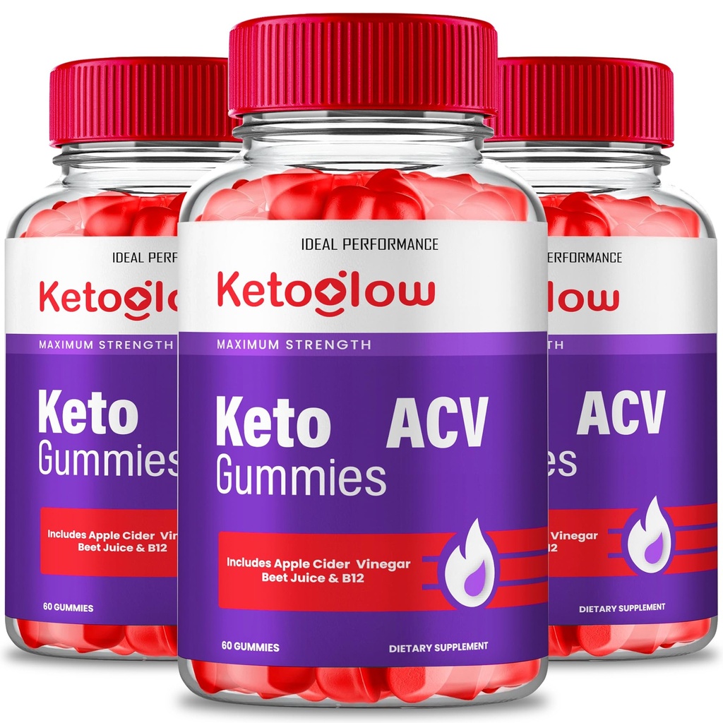 Keto Glow ACV Gummies, Keto Glow Gummies ACV Supplement - maksimum Güçlü, KetoGlow Keto+ ACV Gummys, All Natural Support Formula Gummy, KetoGlow Keto+ACV Gelişmiş Formula Gummy Yorumları (3 Pack)